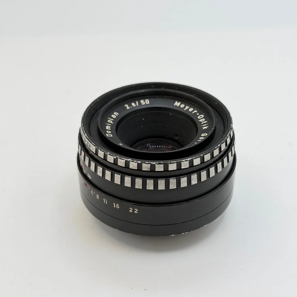 Meyer-Optik Görlitz Domiplan 50mm f2.8 M42 Mount Zebra Vintage Lens 3193518